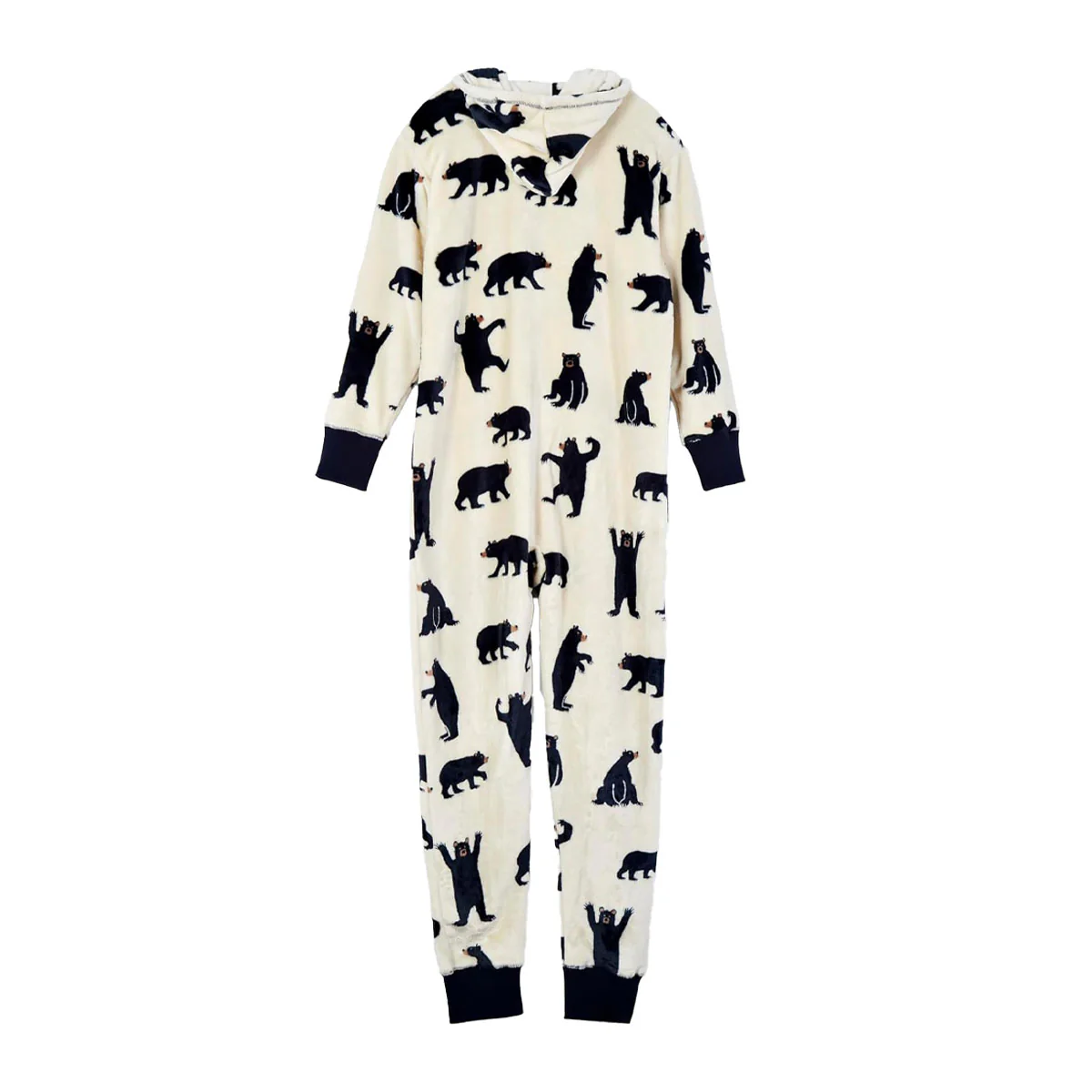 Black Bear Fleece Onesie (Kids) - Image 2