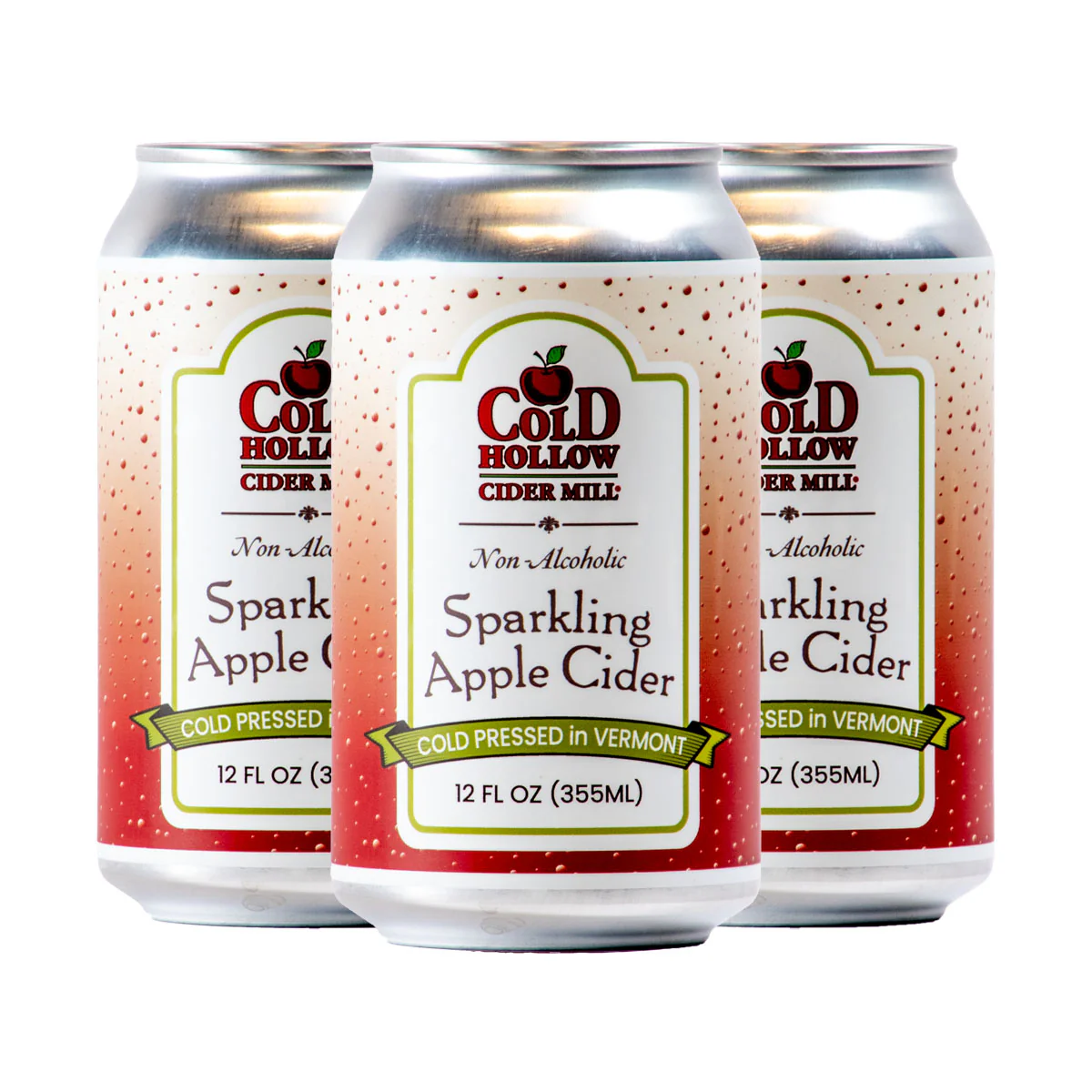 Cold Hollow - Sparkling Apple Cider 4 Pack (12 oz cans) - Image 4